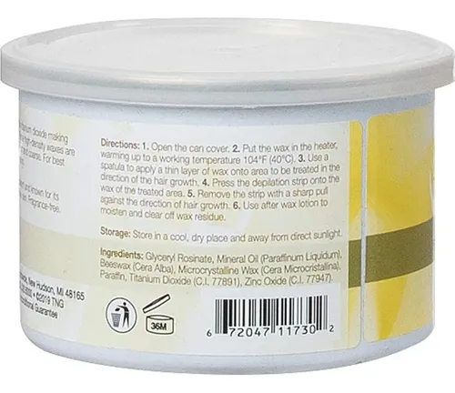 Cera Depilatoria Too Naked Zinc Oxide 14 Oz