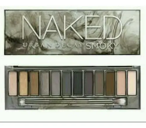Paleta De Sombras + Pincel Urban Decay Naked Smoky 12 Tonos