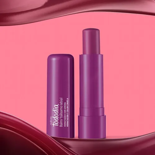 Bálsamo Labial Tododia Color Ciruela Natura