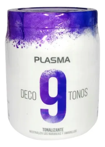 Decolorante Plasma Tonalizador 9 Tonos 500grs Formula Italia