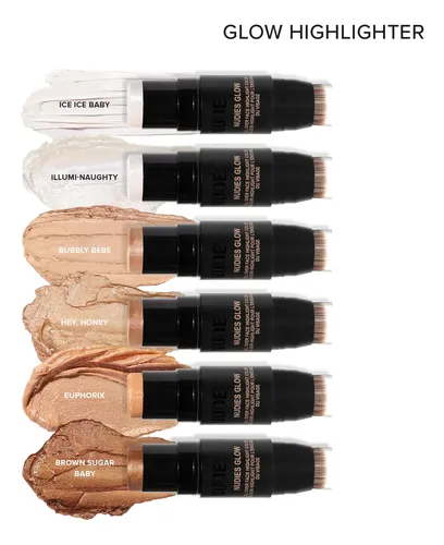 Stick Iluminador Nudestix Nudies Glow Crema Bronce