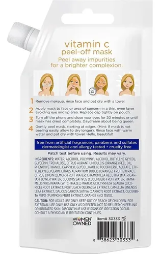 Mascarillas Miss Spa Trio Vitamina C Y Detox Con Carbón Y
