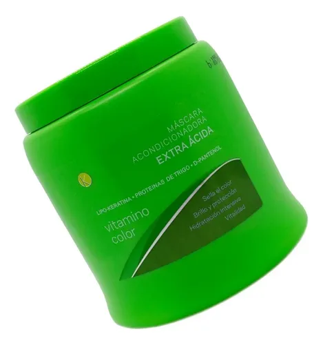 Kleno Extra Acida Máscara Vitamino Color Keratina Brillo 1kg