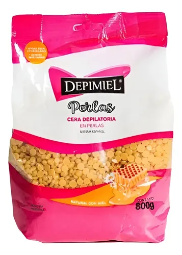 Depimiel Cera Depilatoria Perlas Natural Con Miel X 800gr