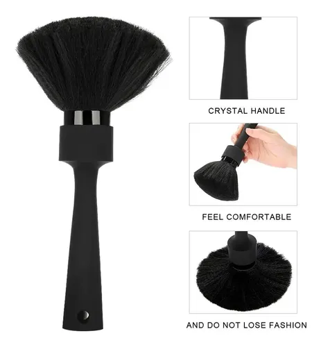 Plumero Para El Cuello Del Cabello, Cepillo Facial Con