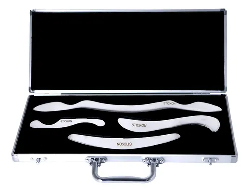 Set De Herramientas De Masaje Stickon Gua Sha De Acero Inoxi