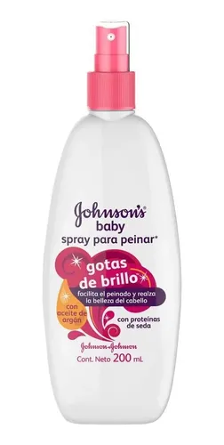 Spray Johnson´s Baby Gotas De Brillo 200ml
