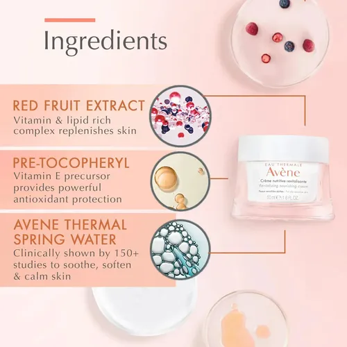 Crema Nutritiva Revitalizante Avène, Hidratante Facial 50ml