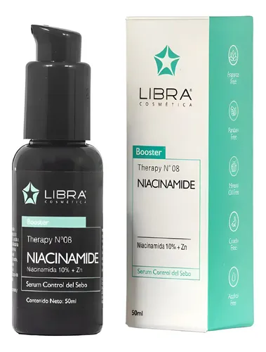 Booster Serum Niacinamida 10% Zinc 50 Gr Libra Cosmetica