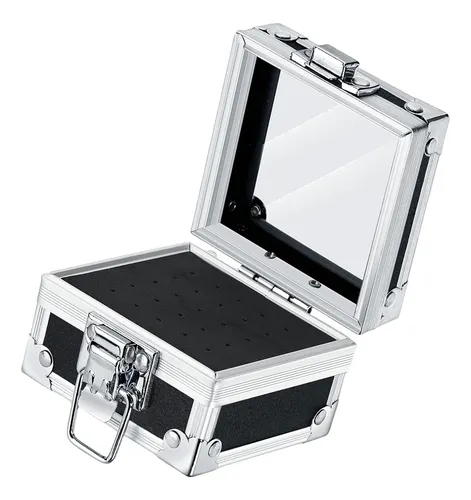 Nail Art Container Protective Organizer For Manicure Black
