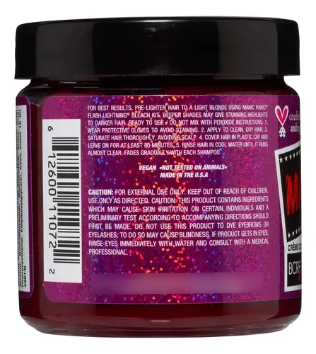 Color De Cabello Manic Panic Pink Warrior Semi-permanente 11