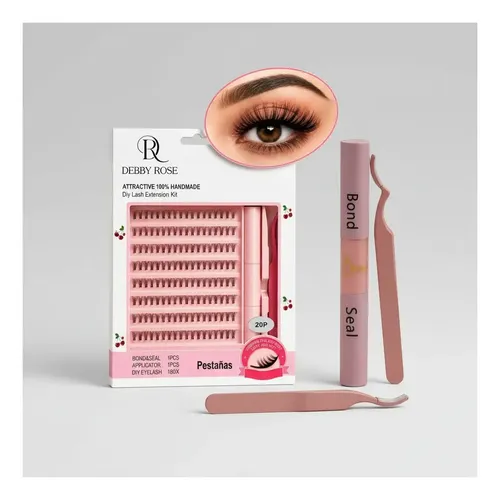 Kit  Pestañas Postizas Extensiones Tendencia Tiktok