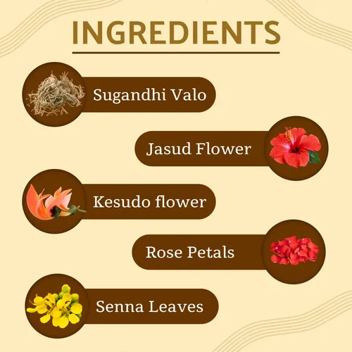 Aceite Para El Cabello Sosh, Mezcla De Hierbas Ayurvédicas D