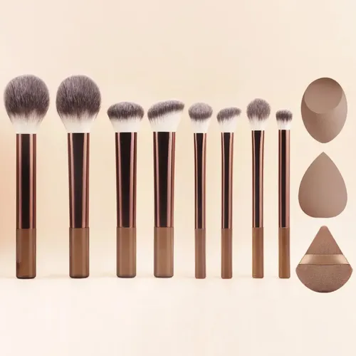 Set De Brochas De Maquillaje Profesionales De Lana De .