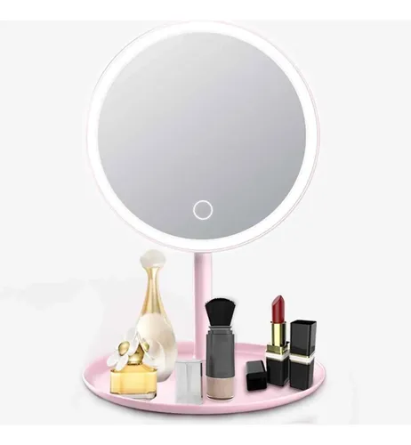 Espejo De Maquillaje Led Pantalla Tactil/usb- (x1)