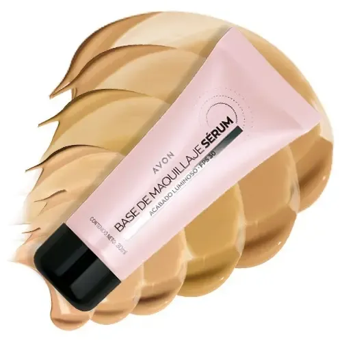 Base De Maquillaje Sérum Liquida. Hidratante Fps30 Avon 30ml