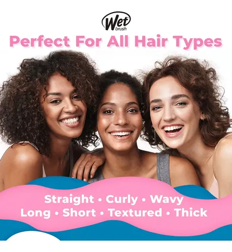Cepillo De Pelo Wet Brush Original Detangler Mineral Pink Fo