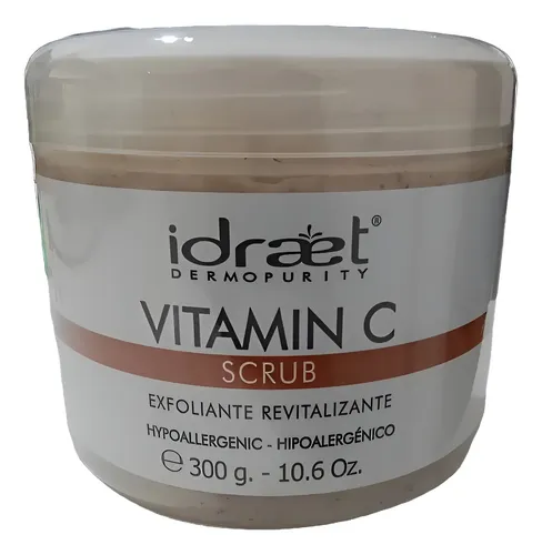 Vitamin C Scrub Exfoliante Facial Revitalizante 300g Idraet