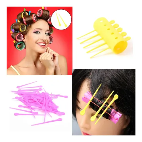 Arrerr Paquete De 300 Rulos Para Cabello Y Pasadores Perm