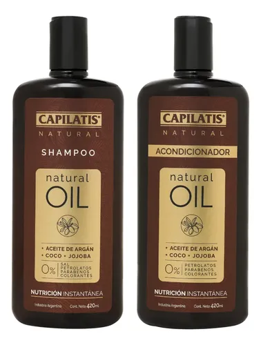 Shampoo + Balsamo Capilatis Natural Oil X 420 Ml
