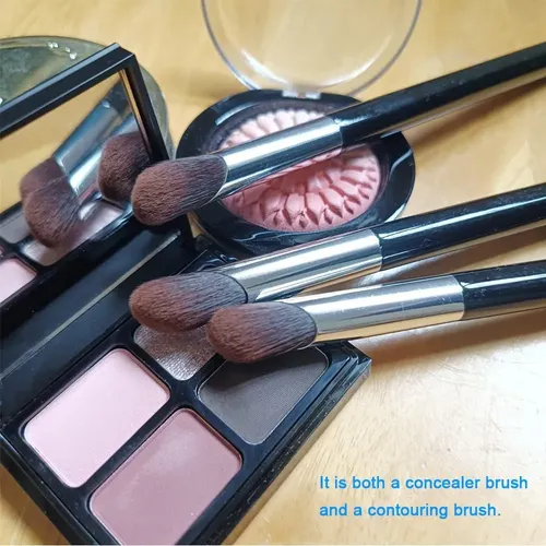 Conjunto De 3 Brochas Correctoras Anguladas Jabuty Zto
