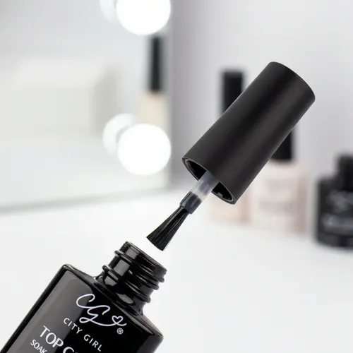 Top Coat City Girl 7ml Uv/led Brillo Profesional