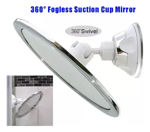 Espejo De Maquillaje Led Flexible De 360 Grados, Ventosa Con Aumento De 10 Veces