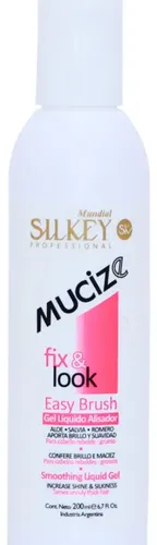 3 Easy Brush Gel Alisador Extremo Mucize Fix&look Silkey 3c