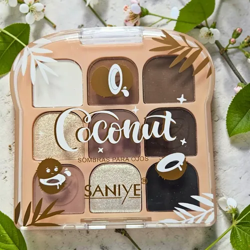 Paleta Sombras Saniye 9 Tonos Alta Pigmentación Moda