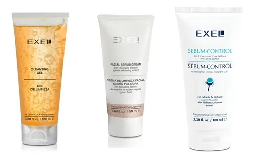 Kit Exel Limpieza Facial Para Piel Grasa