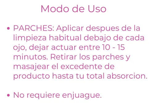 Parches Contorno De Ojos Niacinamide Bolsas Ojeras Idraet