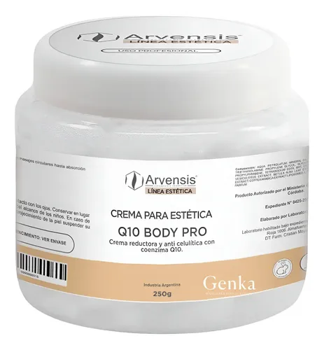 Crema Revitalizante Reductora Cafeína Carnitina 250 Arvensis