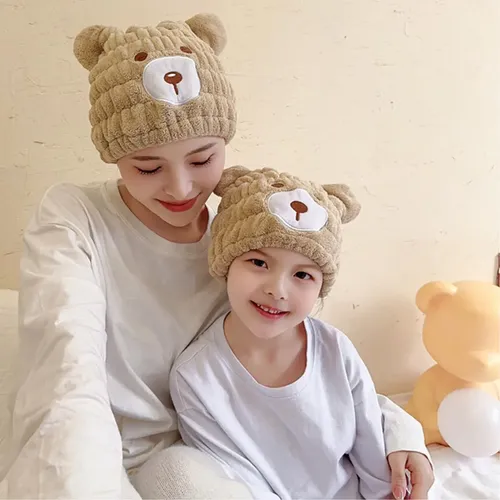 Toalla Microfibra Para Cabello Niños, Gorra Qzds