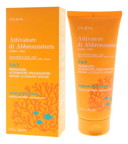 Autobronceador Pupa Milano, Activador De Bronceado 3 En 1, 2