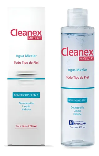 Cleanex Agua Micelar 3 En 1 X 200ml