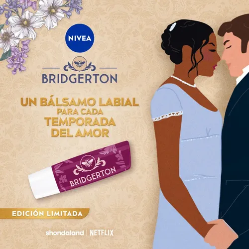 Nivea Bálsamo Labial Blackberry Pie Edición Bridgerton Todo Tipo De Piel Día/noche