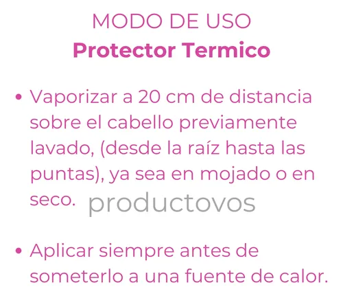 Protector Térmico Plancha Secador Calor 125 Ml Hair Therapy