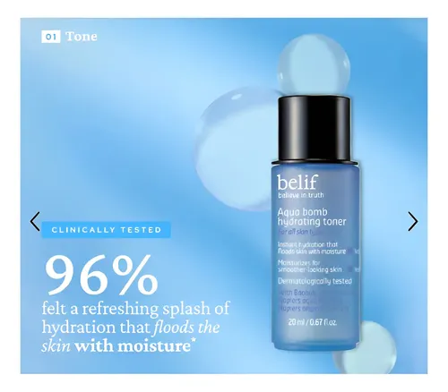 Belif Dive Into Hydration Set Hidratación Facial Skincare