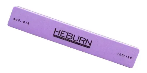 Heburn Lima Para Uñas Buffer Recta 100/180 Manicuria 816