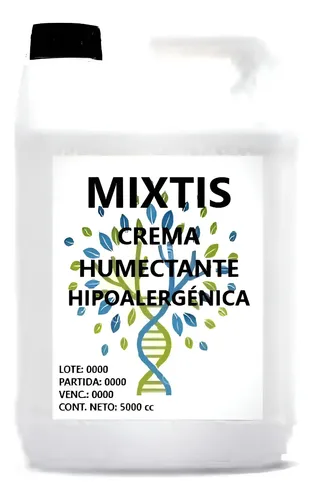 Crema Humectante Hipoalergénica Corporal X 5