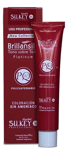 Coloracion Brillansilk Tono Sobre Tono Platinum 60gr Silkey