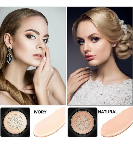 Base De Maquillaje Cc Cream Awccxmym Marfil 120g Con Esponja