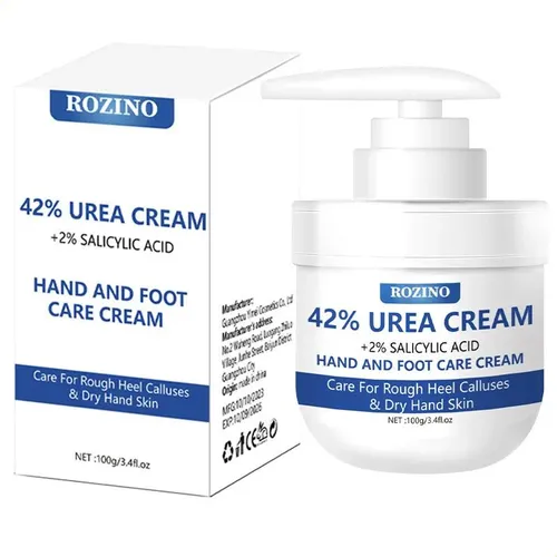 Crema Para Manos Y Pies Rozino, Exfoliante Con Ácido Sali