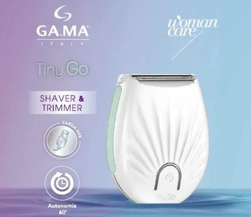 Depiladora Inalámbrica Afeitadora Ga.ma Tinygo Blanca Usb
