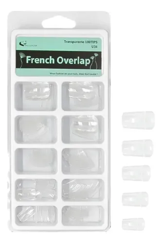 Uñas Postizas Jessamy Tips X100 Transparente Grande