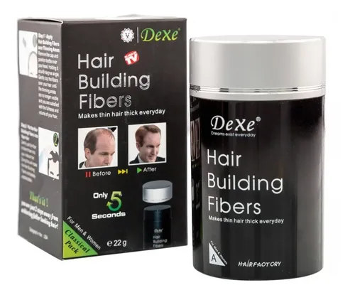 Fibras Capilares Cabello Polvo Con Keratina Cubre Calvicie