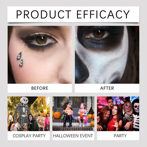 ~ H Maquillaje For Halloween Y Cosplay Pintura Facial 2026