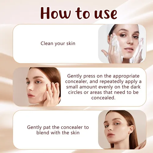 Corrector De Ojeras Voyocuge Cc 10ml Piel Clara Con Brocha