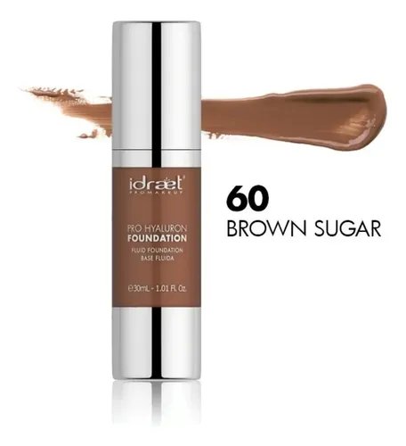 Idraet Base Fluida Hd Pro Hyaluron Foundation Brown Sugar