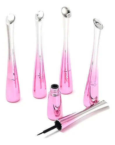 Delineador De Ojos Liquido Skora Eye Liner Glow Ribes Makeup Acabado Brillante Color Negro
